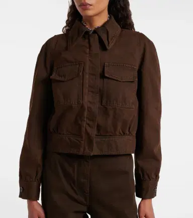 Dries Van Noten Cropped denim jacket | Thumbnail 6 Dries Van Noten Cropped denim jacket | Thumbnail 6