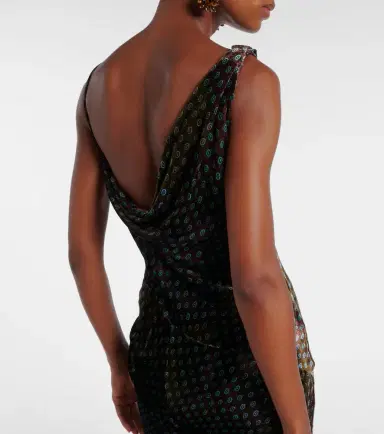 Dries Van Noten Asymmetric printed gown | Thumbnail 2