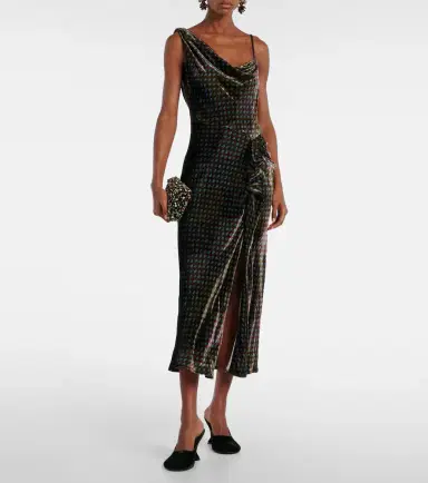Dries Van Noten Asymmetric printed gown | Thumbnail 3