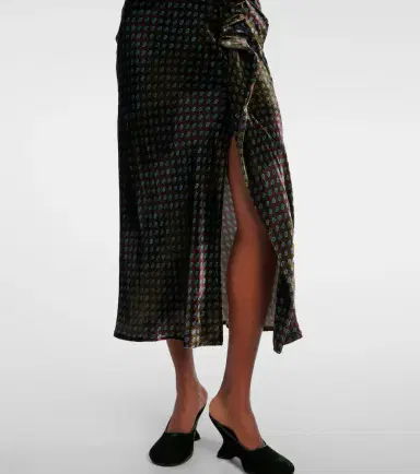 Dries Van Noten Asymmetric printed gown | Thumbnail 4