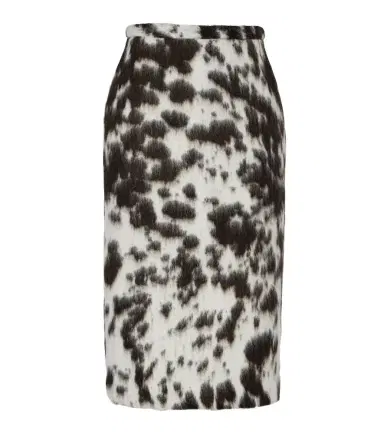 Dries Van Noten Printed wool-blend midi skirt | Thumbnail 1