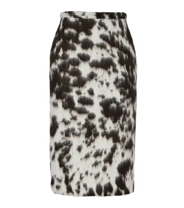 Dries Van Noten Printed wool-blend midi skirt