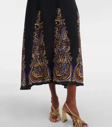 Etro Paisley midi dress | Thumbnail 4