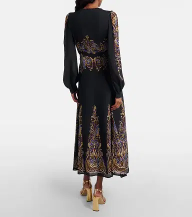 Etro Paisley midi dress | Thumbnail 5