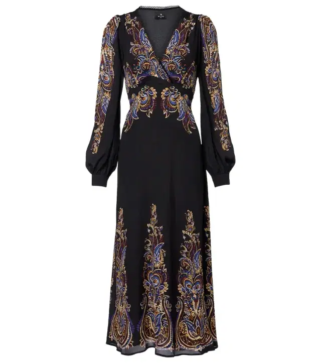 Etro Paisley midi dress