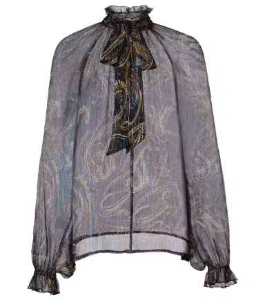 Etro Paisley silk-blend blouse | Thumbnail 1