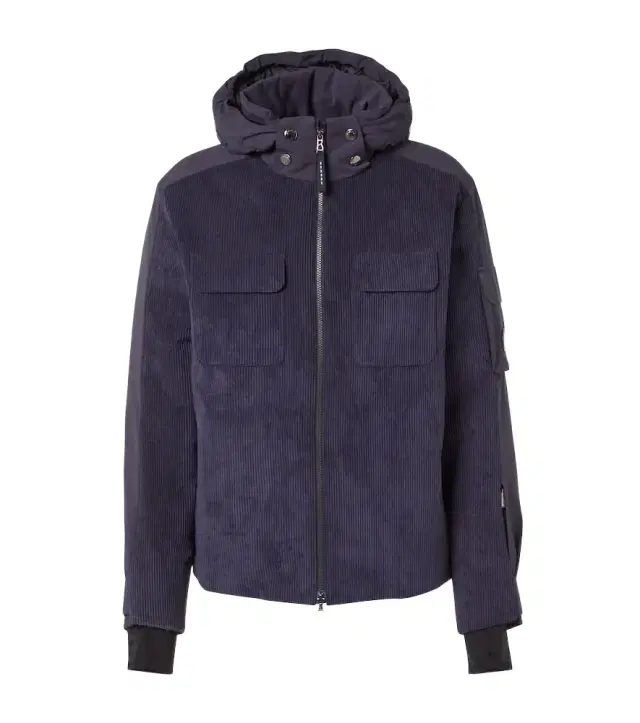 Bogner Cobe corduroy down ski jacket