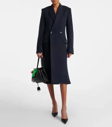 Balenciaga Godet wool coat | Thumbnail 3