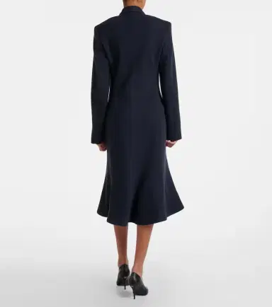 Balenciaga Godet wool coat | Thumbnail 4