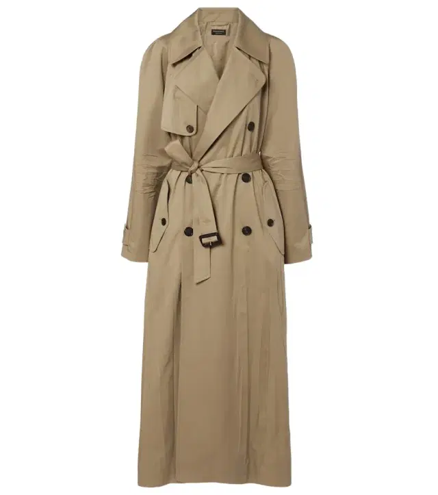 Balenciaga Cocoon cotton twill trench coat