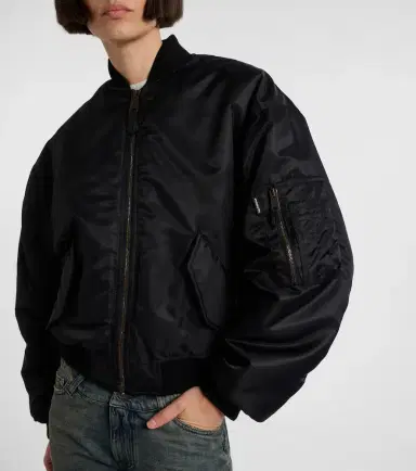 Balenciaga Standard technical satin bomber jacket | Thumbnail 3 Balenciaga Standard technical satin bomber jacket | Thumbnail 3