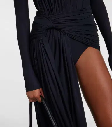 Balenciaga Asymmetric draped minidress | Thumbnail 3
