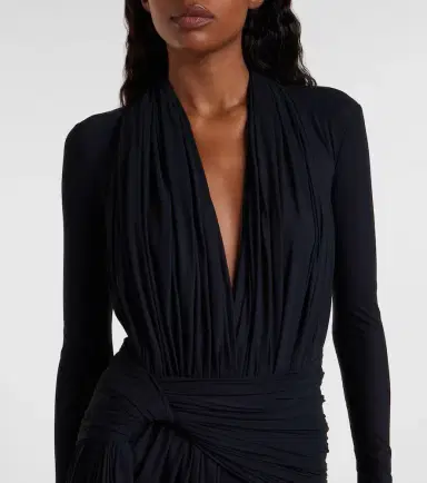 Balenciaga Asymmetric draped minidress | Thumbnail 5