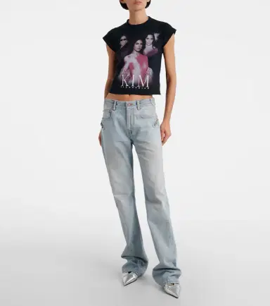 Balenciaga City low-rise straight jeans | Thumbnail 4 Balenciaga City low-rise straight jeans | Thumbnail 4