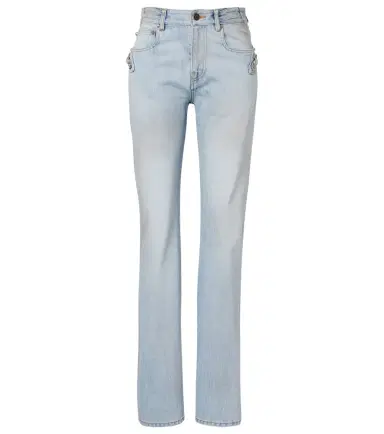 Balenciaga City low-rise straight jeans | Thumbnail 1 Balenciaga City low-rise straight jeans | Thumbnail 1