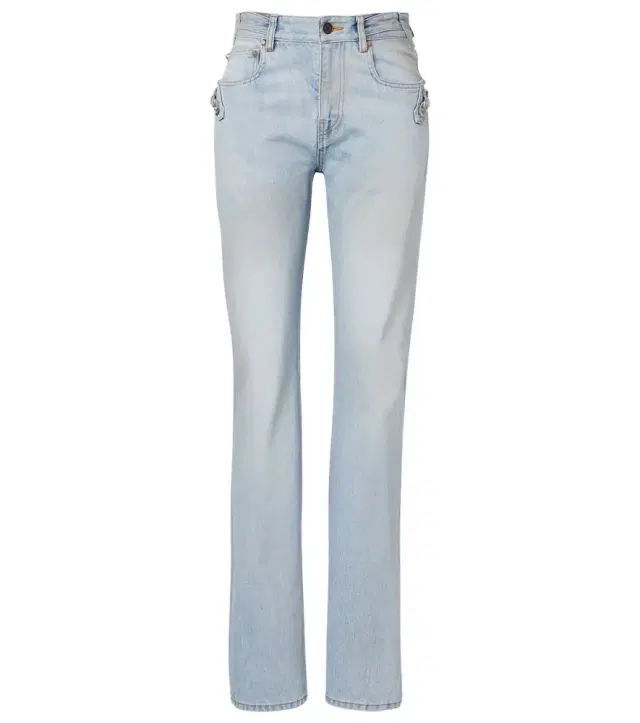 City low-rise straight jeans