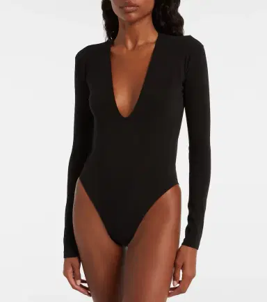 Balenciaga V-neck bodysuit | Thumbnail 5 Balenciaga V-neck bodysuit | Thumbnail 5