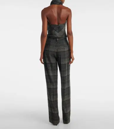 Ralph Lauren Collection Jody checked wool wide-leg pants | Thumbnail 5 Ralph Lauren Collection Jody checked wool wide-leg pants | Thumbnail 5