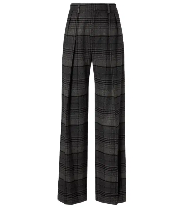 Ralph Lauren Collection Jody checked wool wide-leg pants