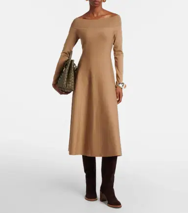 Ralph Lauren Collection Abrillong cashmere-blend midi dress | Thumbnail 5