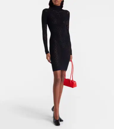 Wolford Knitted semi-sheer minidress | Thumbnail 2