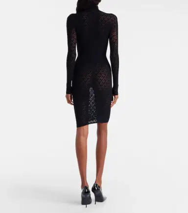 Wolford Knitted semi-sheer minidress | Thumbnail 5