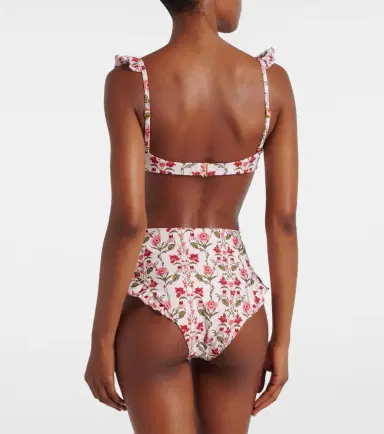 Agua by Agua Bendita Jengibre floral bikini bottoms | Thumbnail 4
