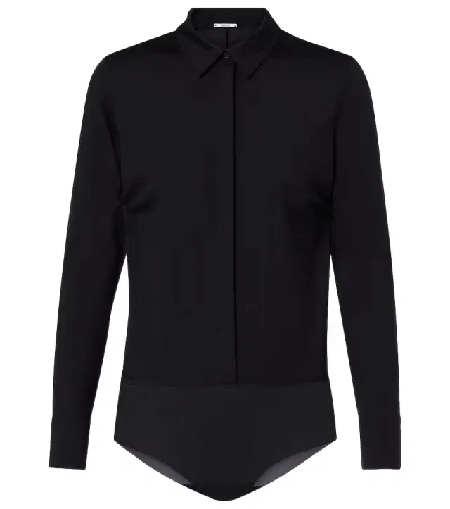 Wolford Cotton-blend poplin bodysuit