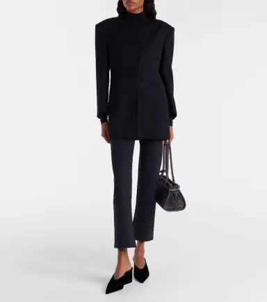 Wolford Midnight Grace high-rise jersey slim pants | Thumbnail 3
