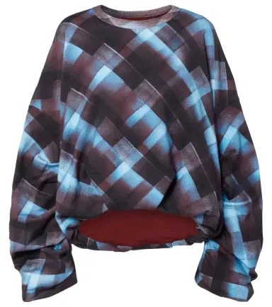 Dries Van Noten Checked cotton sweatshirt | Thumbnail 1