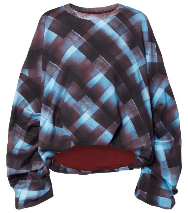 Dries Van Noten Checked cotton sweatshirt