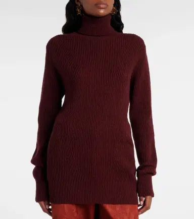 Dries Van Noten Ribbed-knit wool turtleneck sweater | Thumbnail 4