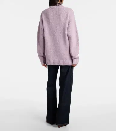 Dries Van Noten Alpaca and wool-blend cardigan | Thumbnail 5
