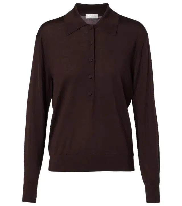 Dries Van Noten Wool polo shirt