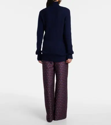 Dries Van Noten Ribbed-knit wool turtleneck sweater | Thumbnail 3