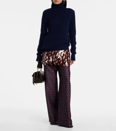 Dries Van Noten Ribbed-knit wool turtleneck sweater | Thumbnail 5