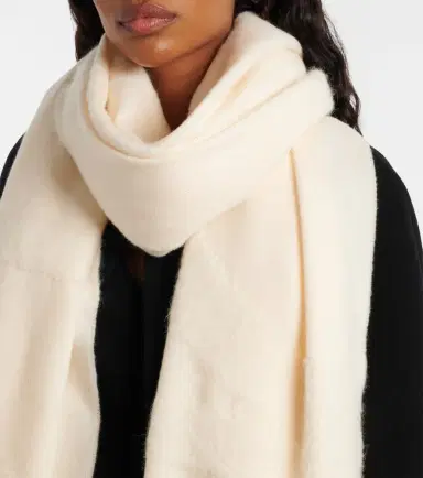 Toteme Monogram wool and alpaca-blend scarf | Thumbnail 4