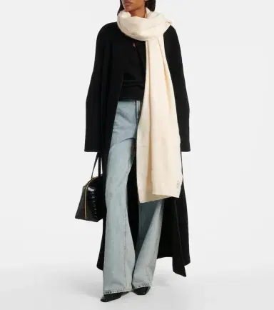 Toteme Monogram wool and alpaca-blend scarf | Thumbnail 5