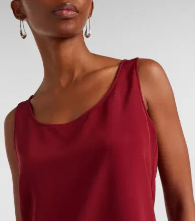 Max Mara Pecora silk-blend top | Thumbnail 4 Max Mara Pecora silk-blend top | Thumbnail 4
