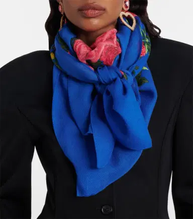 Magda Butrym Floral wool scarf | Thumbnail 4