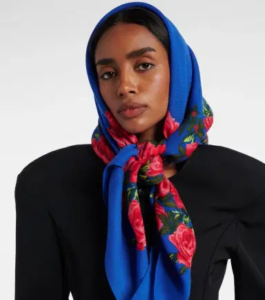 Magda Butrym Floral wool scarf | Thumbnail 5