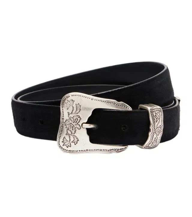Suede belt