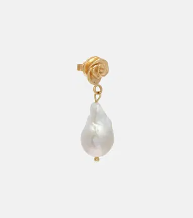 Magda Butrym Baroque pearl gold-plated drop earrings | Thumbnail 2