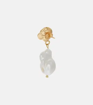 Magda Butrym Baroque pearl gold-plated drop earrings | Thumbnail 3