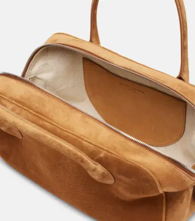 Magda Butrym Brigitte Small floral-appliqué suede tote bag | Thumbnail 3