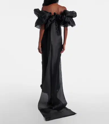 Leo Lin Zayna sequined gown and cape set | Thumbnail 5