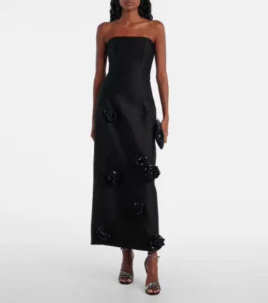 Leo Lin Zayna sequined gown and cape set | Thumbnail 7