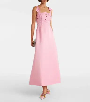 Leo Lin Rianne floral-appliqué maxi dress | Thumbnail 2