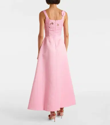 Leo Lin Rianne floral-appliqué maxi dress | Thumbnail 3