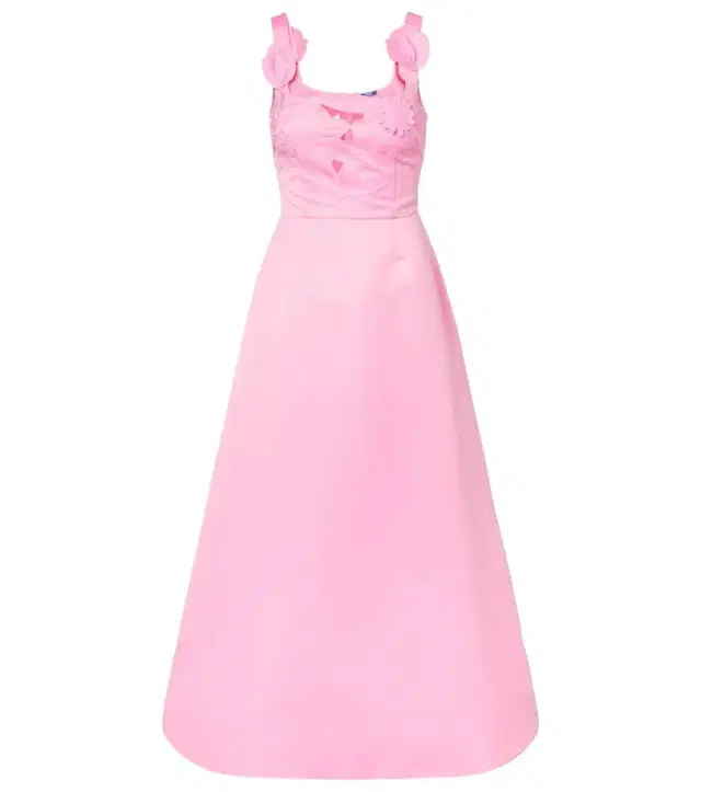 Rianne floral-appliqué maxi dress